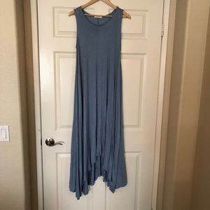 Blue maxi dress